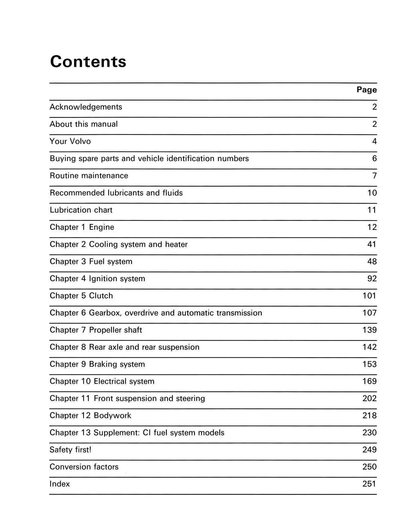 Volvo 142, 144 & 145 (1966-1974) Haynes Repair Manual - Image 3