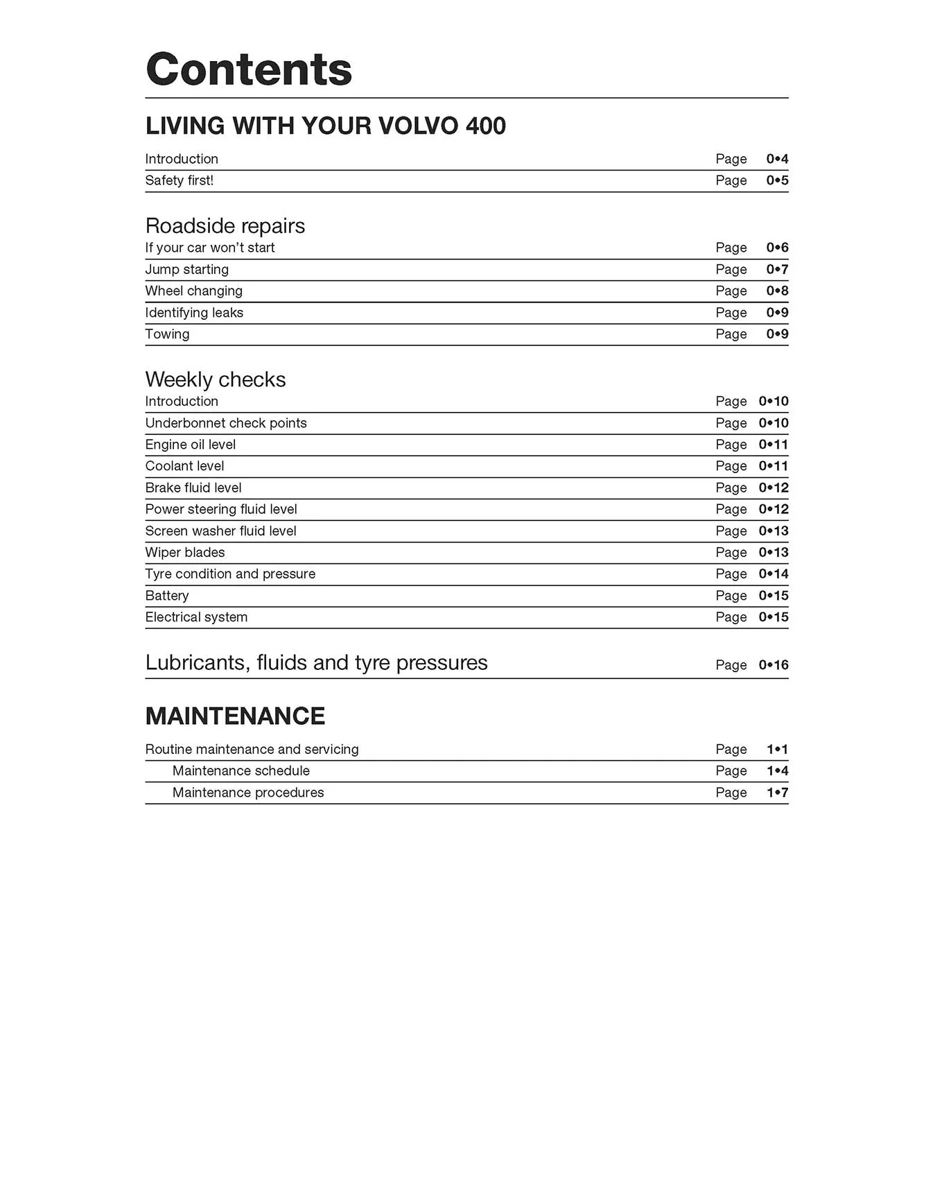 Volvo 440, 460 & 480 Petrol (1987-1997) Haynes Repair Manual - Image 3