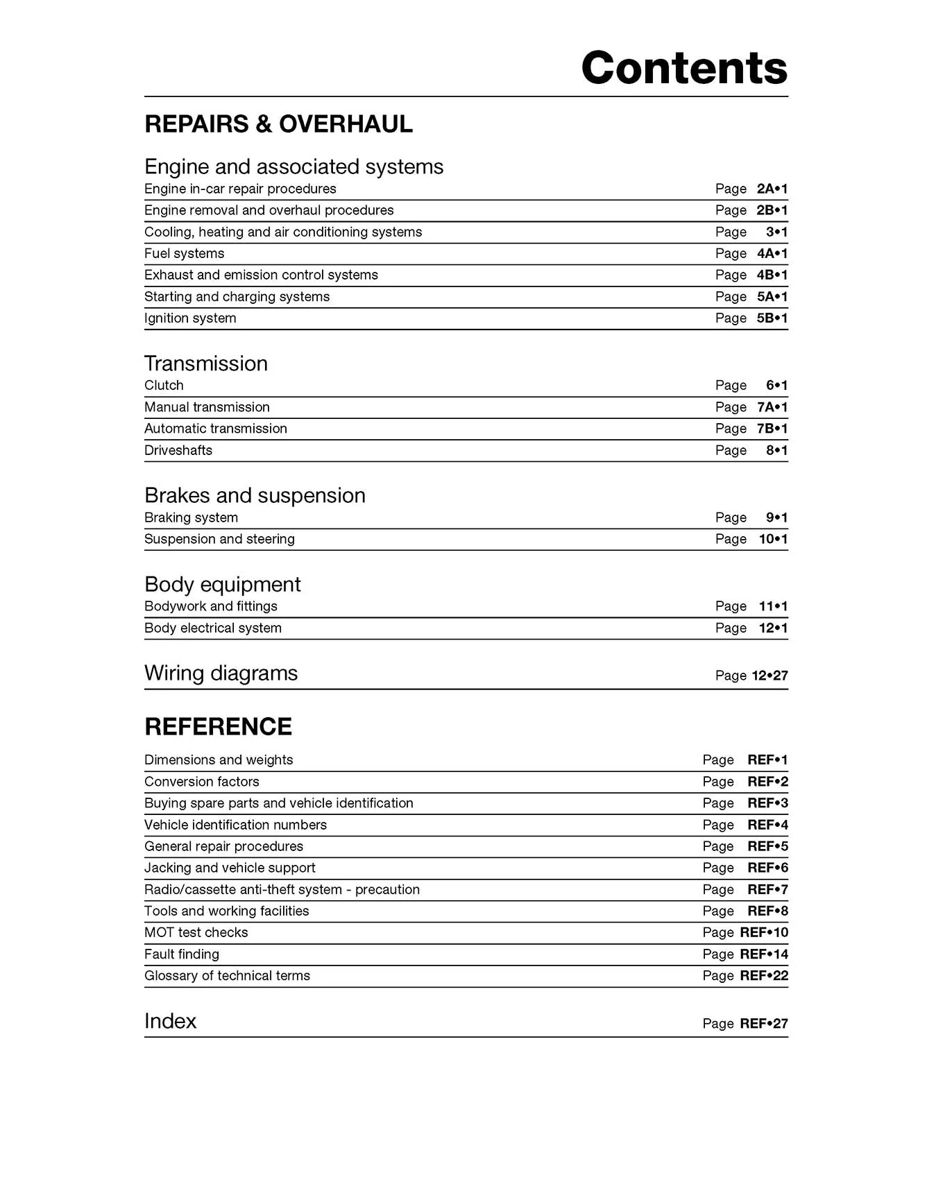 Volvo S70, V70 & C70 Petrol (1996-1999) Haynes Repair Manual - Image 5