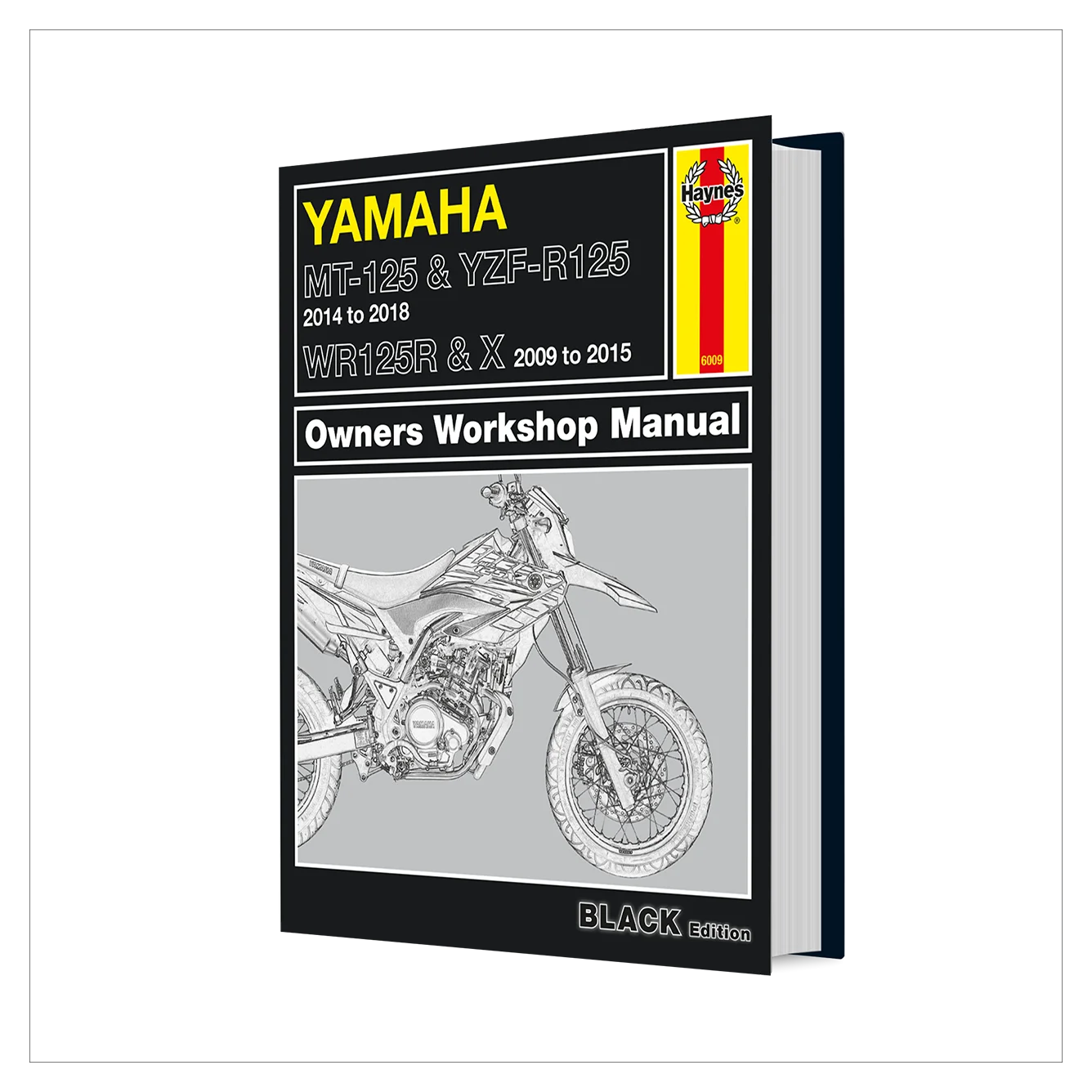 Yamaha MT-125, YZF-R125 (2014-2015) & WR125R/X (2009-2015) Haynes Repair Manual - Premium Hardback Edition
