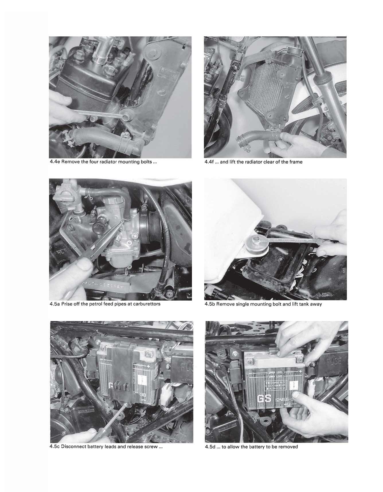 Yamaha RD250 & 350LC Twins (1980-1982) Haynes Repair Manual - Image 4