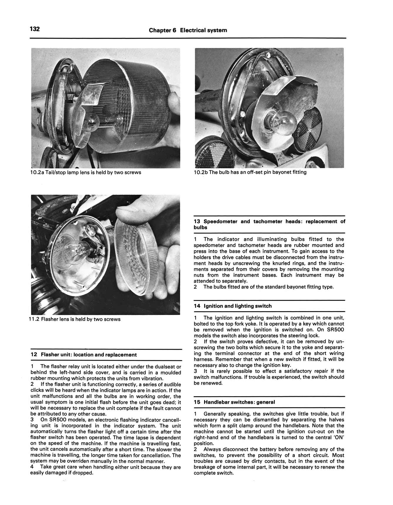 Yamaha XT, TT & SR500 Singles (1975-1983) Haynes Repair Manual - Image 6