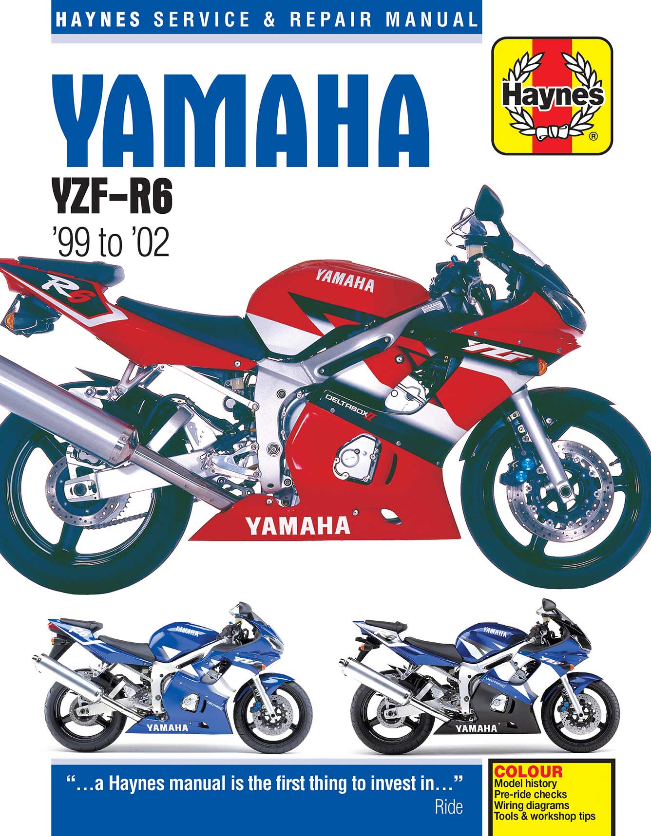 Yamaha YZF-R6 (1999-2002) Haynes Repair Manual
