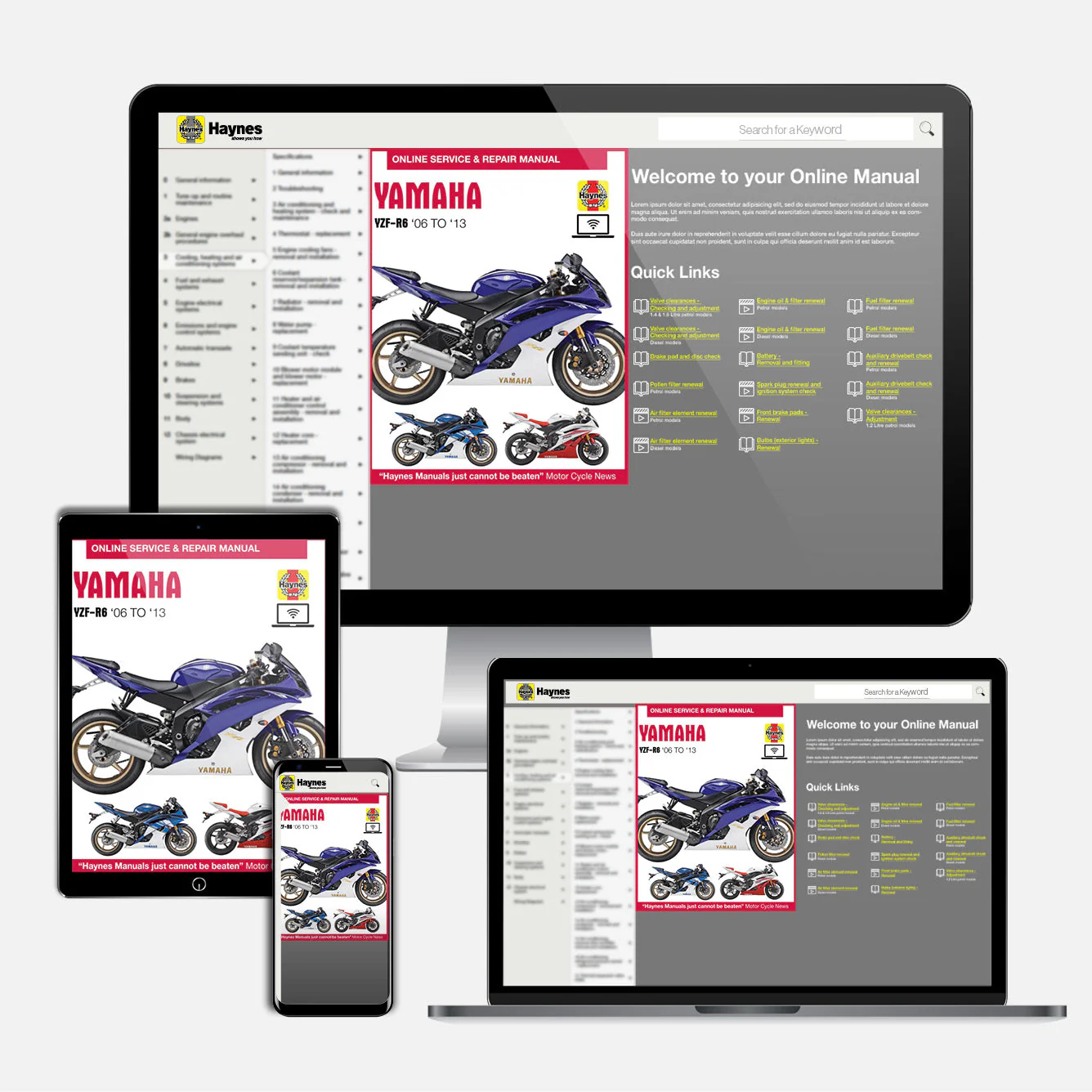 Yamaha YZF-R6 (2006-2013) Haynes Repair Manual - Image 9